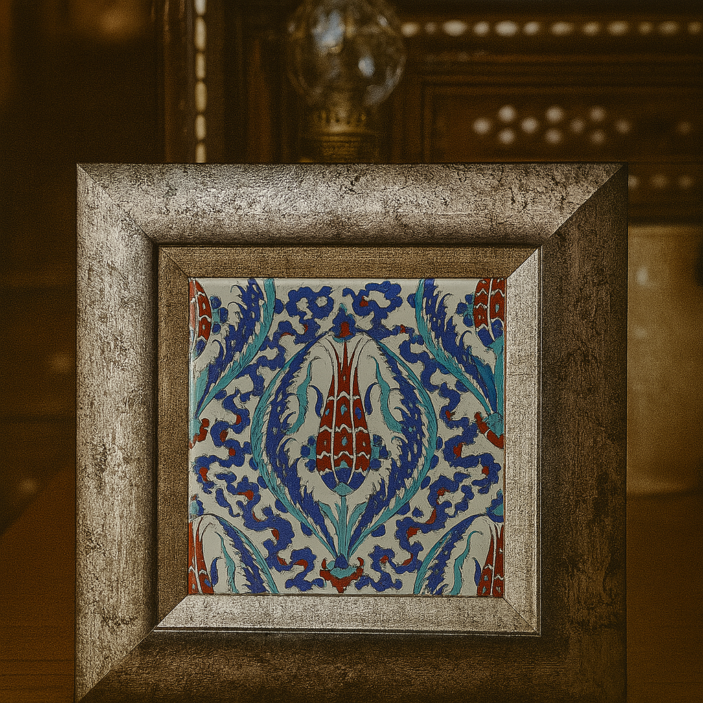 Handmade Iznik Ceramic Tile – Turkish Traditional Art