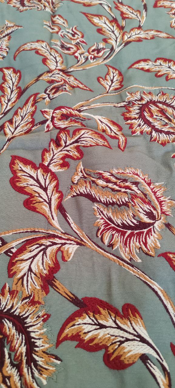 Large Turkish Bedspread with Ottoman Tulip Motif – 220x300 cm