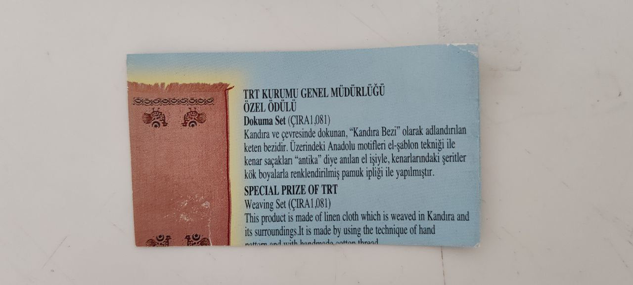 DÖSİM Special Prize Ceramic Waterbottle – Handcrafted Green Flask with Bird and Floral Reliefs