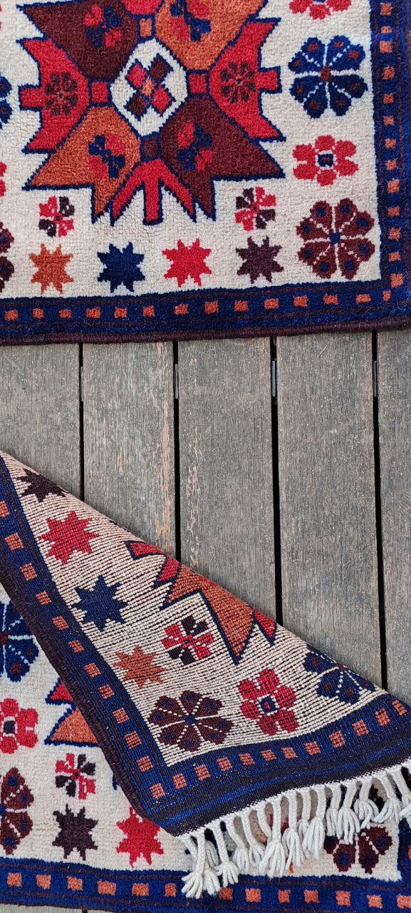 Pair of Vintage Yağcıbedir Saddlebag Panels – 50x49 cm – Handwoven Wool