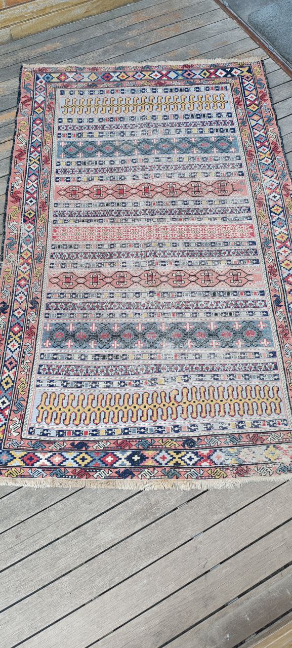 Iranian Sumak Flatweave Kilim Rug – 195x120 cm