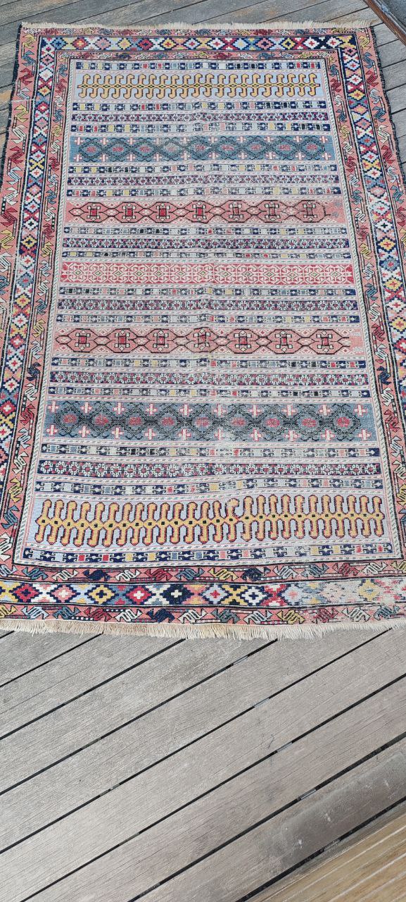 Iranian Sumak Flatweave Kilim Rug – 195x120 cm