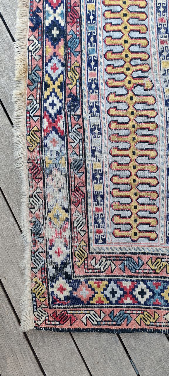 Iranian Sumak Flatweave Kilim Rug – 195x120 cm