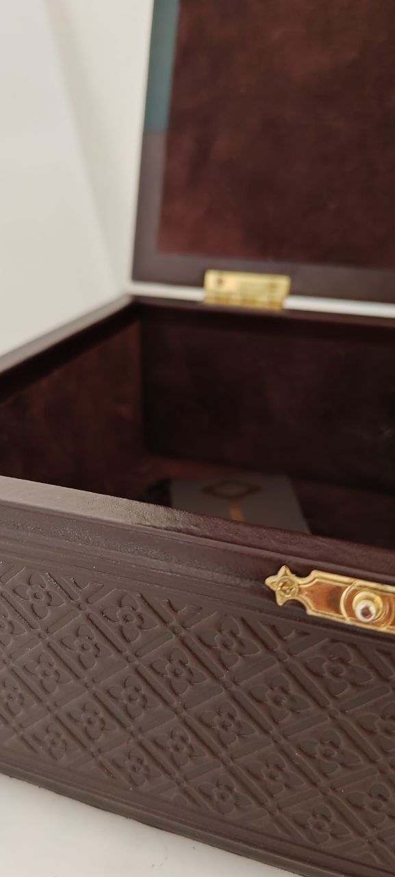 Makey Luxury Jewelry Box – Handcrafted with Leather & Suede – 22x15x9 cm