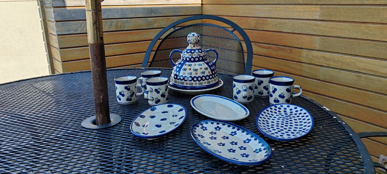Polish Pottery Cheese Lady Mosquito