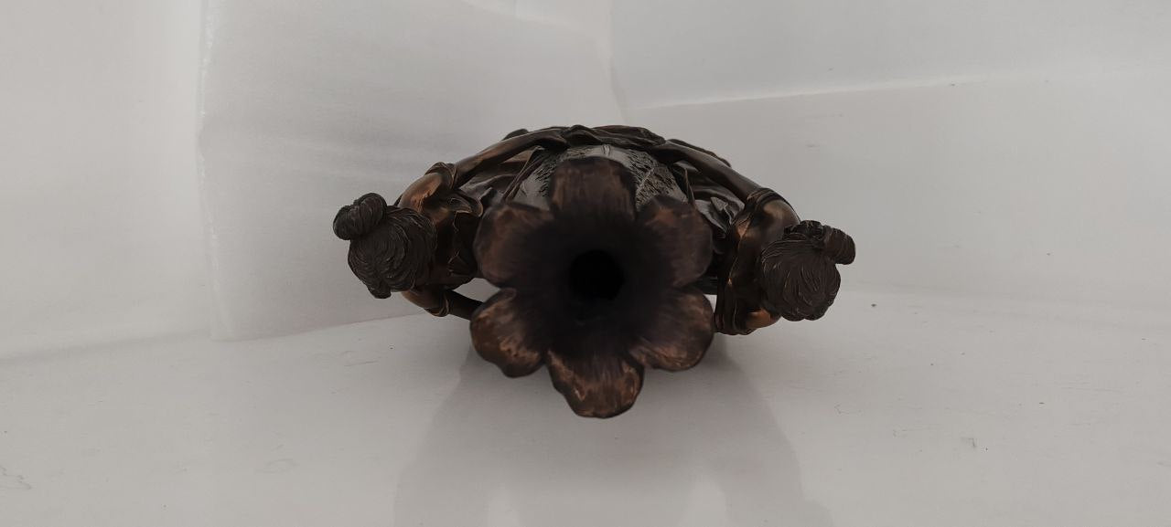 Fine Art Nouveau Lady Vase