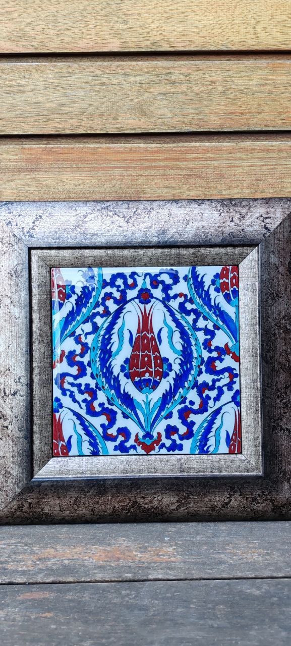 Handmade Iznik Ceramic Tile – Turkish Traditional Art