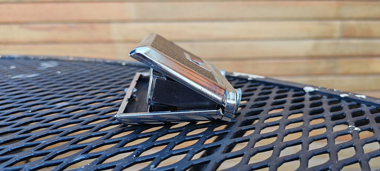 Vintage Libra Folding Opera Glasses – Chrome and Leather Finish – Mid-Century Pocket Binoculars