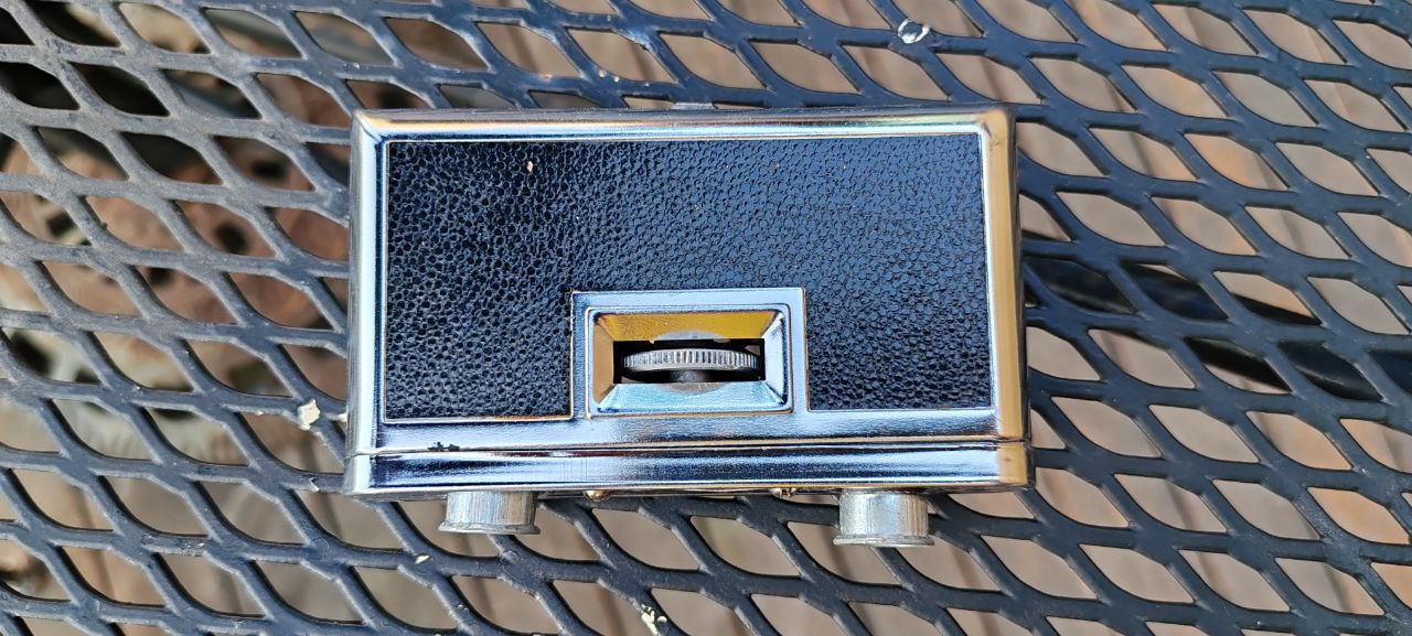 Vintage Libra Folding Opera Glasses – Chrome and Leather Finish – Mid-Century Pocket Binoculars