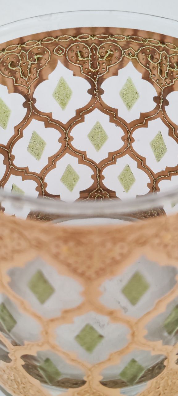 Vintage Culver 22K Gold Mid-Century Modern Glassware Set