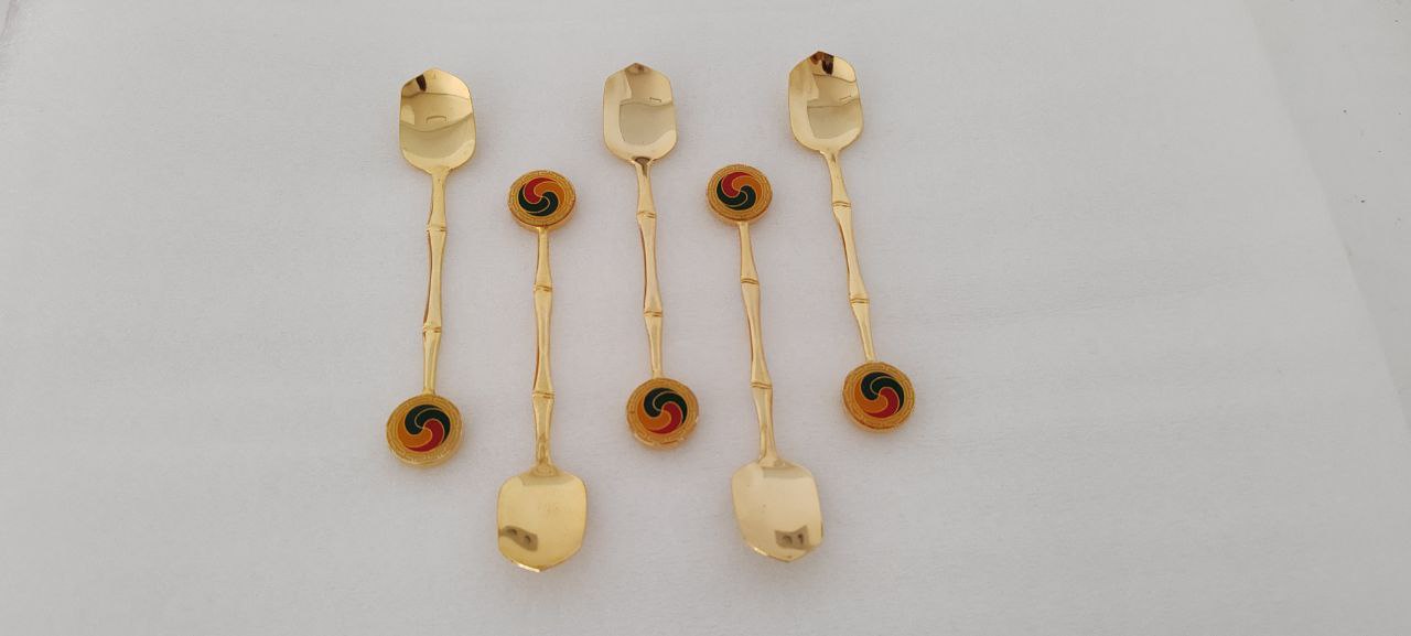 Korean Golden Spoon Set in Gift Box