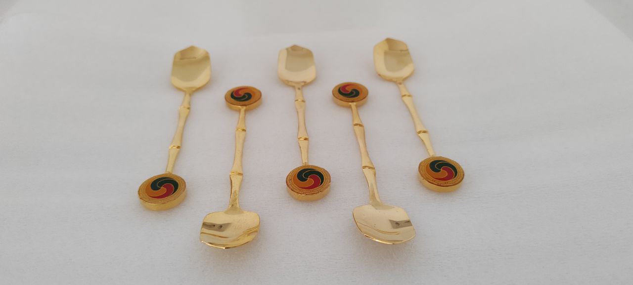 Korean Golden Spoon Set in Gift Box