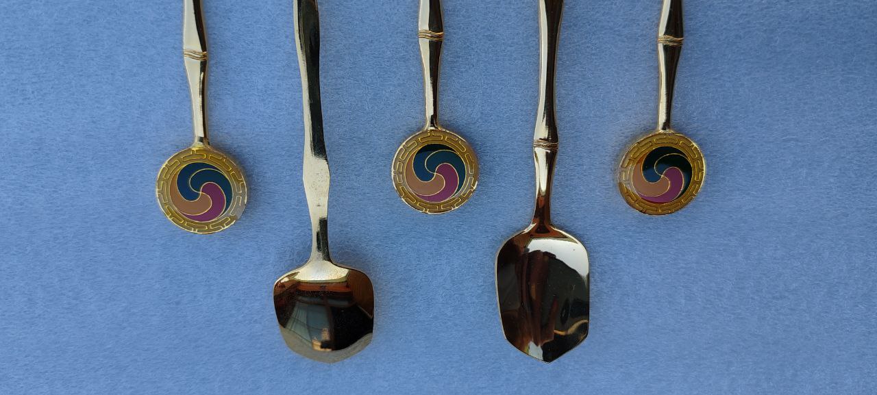 Korean Golden Spoon Set in Gift Box